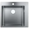 Image de hansgrohe S71 S711-F450 Evier encastré 450, Aspect inox, 43301800
