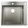 Image de hansgrohe S71 S712-F450 Evier encastré 450, Aspect inox, 43305800