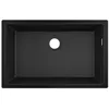 Image de Evier à encastrer sous plan 1 bac HANSGROHE S51 660 sans vidage noir graphite