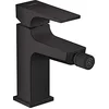 Image de hansgrohe Metropol Mitigeur bidet avec vidage Push-Open, Noir mat, 32520670