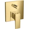 Image de hansgrohe Metropol Mitigeur bain/douche mural encastré, Aspect doré poli, 32545990