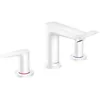 Image de hansgrohe Talis E Mélangeur 3 trous lavabo avec vidage, Blanc mat, 71733700