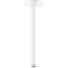 Image de hansgrohe Bras de douche pour plafond S 300 mm, Blanc mat, 27389700