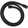 Image de AXOR 28282670 ShowerSolutions Techniflex Écrou Cylindrique, 124 cm en tuyau de douche à main noir mat