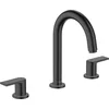 Image de hansgrohe Vernis Shape Mélangeur 3 trous lavabo avec vidage, Noir mat, 71563670