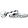 Image de hansgrohe Pommeau de douche AXOR One 280 1 type de jet avec bras de douche, 48491 ; couleur : chrome
