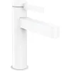 Image de hansgrohe Finoris Mitigeur lavabo 110 avec garniture de vidage, Blanc mat, 76020700