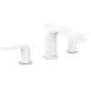 Image de hansgrohe Vivenis Mélangeur 3 trous lavabo 90 avec garniture de vidage, Blanc mat, 75033700