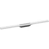 Image de hansgrohe RainDrain Flex - Caniveau de douche linéaire 900 mm, Siphon de sol découpable pour montage libre, Blanc mat