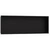 Image de hansgrohe XtraStoris Original 56067670 Niche murale encastrée avec cadre intégré Noir mat 30,5 x 91,4 x 10,2 cm