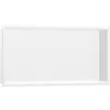 Image de hansgrohe XtraStoris Original 56064700 Niche murale encastrée avec cadre intégré Blanc mat 30,5 x 61 x 10,2 cm