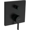 Image de hansgrohe Finoris Mitigeur bain/douche avec combinaison de sécurité pour Exafill - set de finition, Noir mat, 76416670