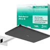 Image de hansgrohe Raindance Alive Q - Tête de douche avec 2 types de jet, Douche pluie (340 x 210 mm), avec bras de douche, Pommeau de douche pour montage au mur, Chromé, 24550000
