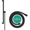 Image de hansgrohe Unica S Puro - Barre de douche 65 cm avec flexible de douche 160 cm et support de douche, Noir mat