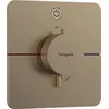 Image de hansgrohe ShowerSelect Comfort Q - Mitigeur thermostatique, Robinet encastré avec arrêt de sécurité (SafetyStop) à 40°C, Thermostat 1 sortie, Bronze brossé, 15581140