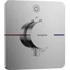 Image de hansgrohe ShowerSelect Comfort Q - Mitigeur thermostatique, Robinet encastré avec arrêt de sécurité (SafetyStop) à 40°C, Thermostat 1 sortie, Chromé, 15581000