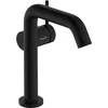 Image de hansgrohe Tecturis S Fine - Mitigeur de lavabo sans tirette ni vidage, économie d'énergie (CoolStart), Robinet de salle de bain, hauteur sous bec 151 mm, économie d'eau (EcoSmart+), Noir mat, 73341670