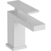 Image de hansgrohe Tecturis E - Mitigeur de lavabo sans tirette ni vidage, économie d'énergie (CoolStart), Robinet de salle de bain avec hauteur sous bec 90 mm, économie d'eau (EcoSmart+), Blanc mat, 73001700