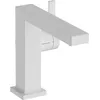 Image de hansgrohe Tecturis E Fine - Mitigeur de lavabo sans tirette ni vidage, économie d'énergie (CoolStart), Robinet de salle de bain, hauteur sous bec 133mm, économie d'eau (EcoSmart+), Blanc mat, 73021700