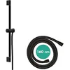 Image de hansgrohe Unica Pulsify S - Barre de douche 65cm avec flexible de douche 160 cm Isiflex et support de douche, Noir mat, 24400670