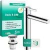 Image de hansgrohe Zesis S - Mitigeur de lavabo avec vidage Push-Open, économie d'énergie (CoolStart), Robinet de salle de bain avec hauteur sous bec 230 mm, économie d'eau (EcoSmart+), Chromé, 74732000