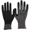 Image de NITRAS Nylotex 3520 Lot de 12 paires de gants de travail en nylon et latex Gris/noir Taille 9