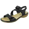 Image de Rieker Sandales pour femme 659c7, Noir, 37.5 EU