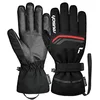 Image de Reusch Primus R-TEX® XT 7705 Gants de doigt unisexes très chauds, imperméables, respirants Noir/rouge citron, 7,5