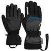 Image de Reusch Primus R-TEX® XT Gants de ski pour homme, couleur : noir, article : -6623 noir chiné/jaune safety/bleu brillant, taille : 10