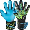 Image de REUSCH Attrakt Gants de Gardien Adulte Unisexe, 7410 Black/Fluo Lime/Aqua, 10.5