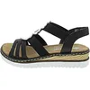 Image de Rieker - 679l4 cuir 4 cm noir - 679L4 - CUIR - 4 CM - NOIR - 38, Noir