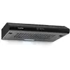 Image de Klarstein Capannina Hotte escamotable 60cm 199m³/h acier inoxydable noir
