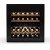 Image de Klarstein Rhone 36 Duo Cave à Vin - 36 Bouteilles, 2 Zones, 5-22°C, Éclairage LED, Porte Push-to-Open UV, Silencieux, Frigo Vin Blanc