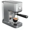 Image de Klarstein SteelPresso Slim machine à expresso   20 bars, 1350 W, buse vapeur, réservoir 1,2 L, acier inoxydable, compacte, facile à utiliser & nettoyer, manomètre, pour petites cuisines