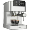 Image de Klarstein SteelPresso Touch Machine à Café Grain   20 Bars, 1350W, Écran Tactile, Mousseur de Lait, Réservoir 1.5L, Acier Inoxydable, Expresso & Cappuccino