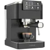 Image de Klarstein SteelPresso Touch Machine à Café Grain   20 Bars, 1350W, Écran Tactile, Mousseur de Lait, Réservoir 1.5L, Acier Inoxydable, Machine à Expresso