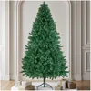 Image de tectake® Arbre de Noël artificiel - 210 cm - Aspect fidèle à la nature avec branches flexibles - Aiguilles denses vert foncé - Montage rapide avec système d'emboîtement - Support pliable inclus -