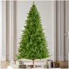 Image de tectake® Sapin de Noël artificiel Cupid - 180 cm - 545 branches - Aspect réaliste avec branches flexibles - Aiguilles vert foncé denses - Montage rapide avec système d'emboîtement - Support pliable
