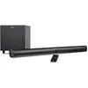 Image de MEDION P61450 Barre de son 2 en 1 convertible Bluetooth TV avec caisson de basses (barre de son 2.1, 2 x 30 W, caisson de basses 60 W, montage mural, HDMI ARC avec CEC, AUX, entrée optique)