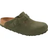 Image de Birkenstock Boston Oiled, Sabots mixte adulte, Vert, 45 EU