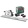 Image de Metabo Kit KT 18 LTX 66 BL Scie circulaire plongeante sans fil 18 V 2 x LiHD Chargeur ASC 145 metaBOX 340 avec rail de guidage FS 160-691172810