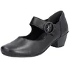 Image de Rieker Escarpins 41793 pour femme, Noir, 37 EU
