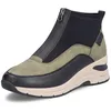 Image de Rieker bottes & bottines femme N9362, Pointure:41 EU, La couleur:vert