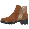 Image de Rieker Enkellaarsjes Plat Cognac