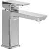 Image de Villeroy & Boch Subway 3.0 Robinet lavabo, mitigeur salle de bain sans trop-plein, économique avec cartouche céramique, hauteur bec 110mm, robinet carré chromé