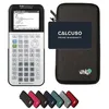 Image de Calcuso TI-83Premium CE Python Calculatrice graphique + étui de protection WYNGS gris foncé