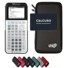 Image de Texas Instruments CALCUSO Pack économique: TI 83 Premium CE Python Edition Calculatrice Graphique + étui de Protection WYNGS Noir + Garantie étendue de CALCUSO