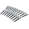 Image de vhbw Lot de 20 lames de rechange compatibles avec les débroussailleuses Einhell BG-CT 18 Li, GE-CT 18 Li, RG-CT 18/1 Li - Lame de rechange - Noir - Plastique