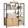 Image de WOLTU Étagère de Rangement avec Armoire, Bibliothèque Étagère