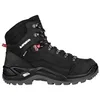 Image de Lowa Renegade GTX Mid Chaussures pour homme Noir/rouge rubis Taille 44 EU
